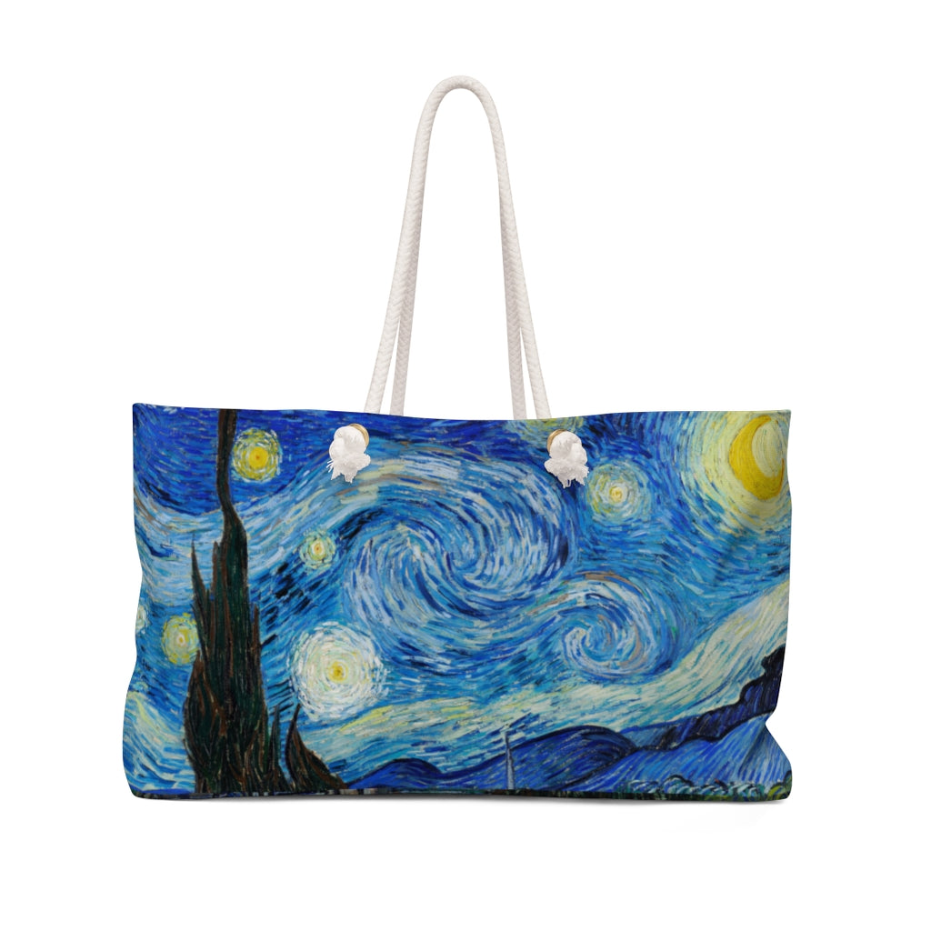 Van Gogh Almond Thick Canvas Tote Bag