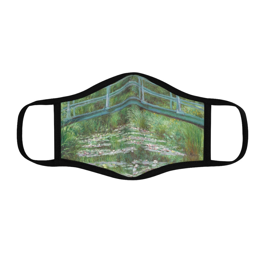 Monet - The Japanese Footbridge - Fitted Polyester Face Mask – The Van ...